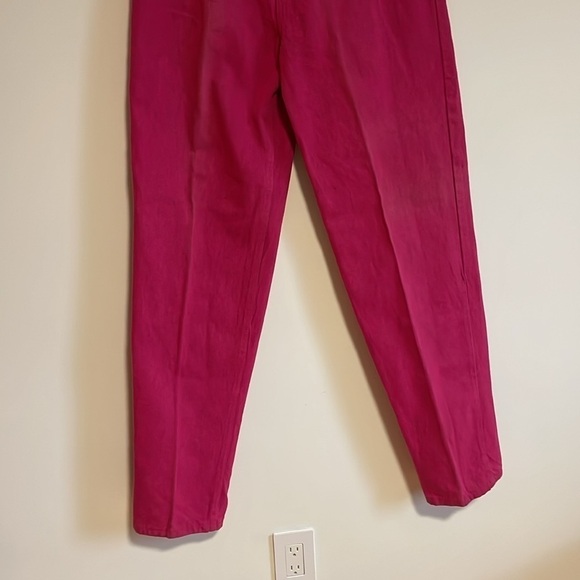 VTG Wrangler Jeans 26” Deadstock 80s Waist Mom Western Hot Pink Eclectic Max - Picture 3 of 16